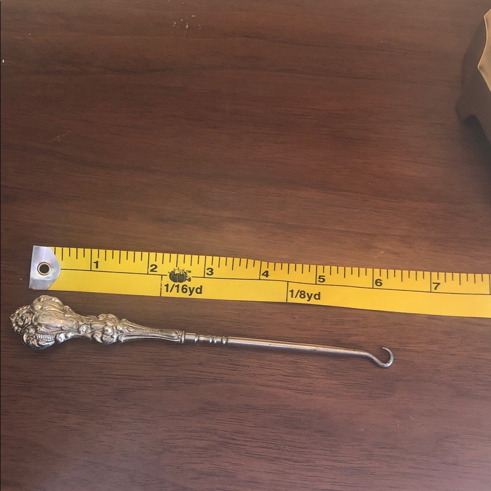 Vtg Sterling Silver Boot Hook - image 6
